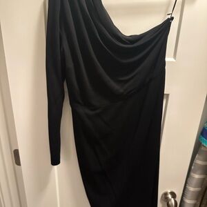 Tom Ford Black One-Shoulder Dress